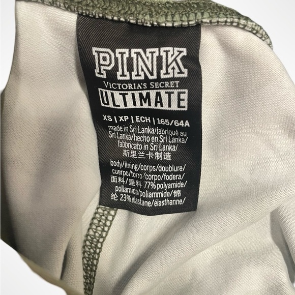 Green camo Victoria's Secret biker shorts.  Size extra small. #VictoriaSecret - Picture 3 of 3